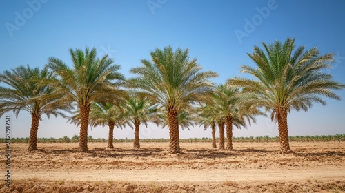 Palm Trees in the Desert