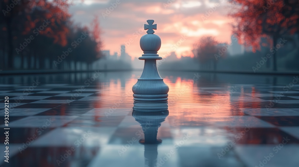 chess pawn transforming into powerful queen reflecting inner potential