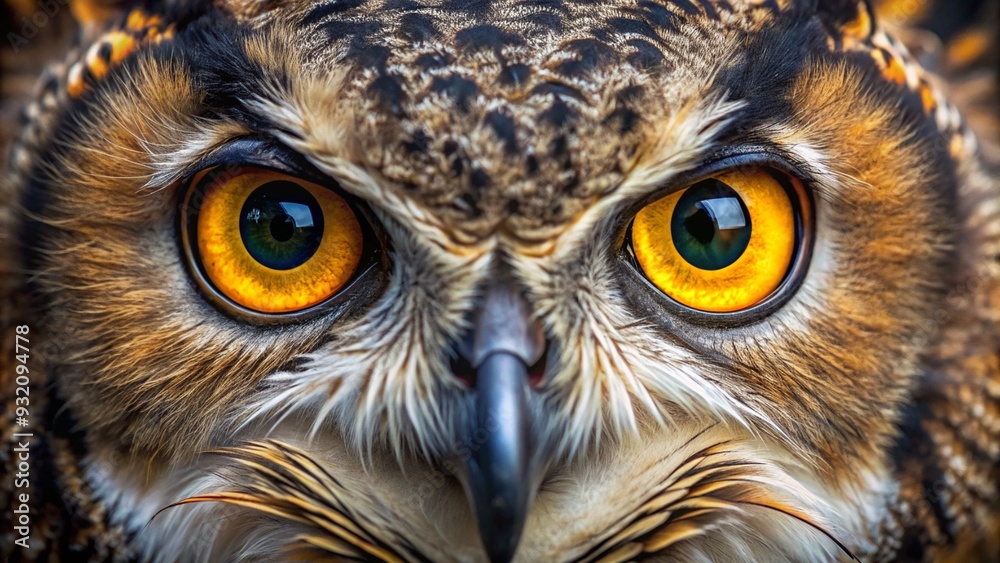 close-up-macro-eyes-of-an-owl close-up-macro-eyes-of-an-owl