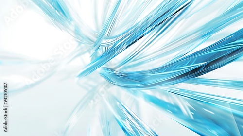 Abstract Blue Lines Background