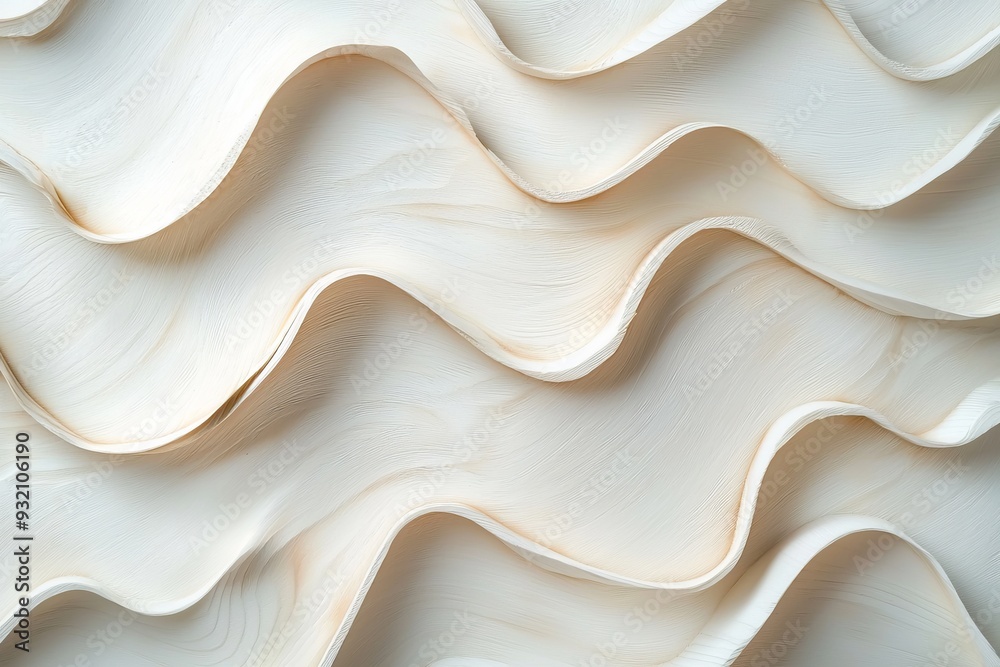 Obraz premium Abstract background of white plywood texture created with generative AI
