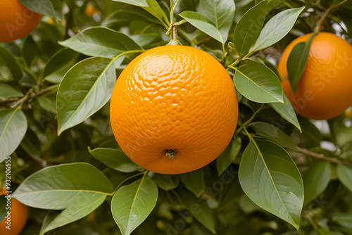 oranges on tree