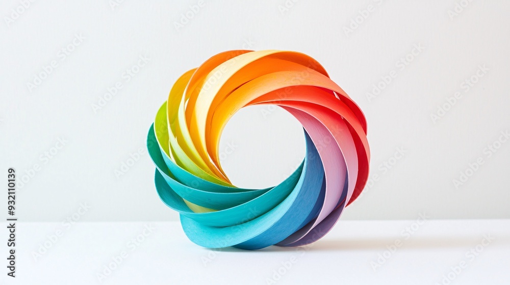 Colorful Paper Sculpture Colorful Paper Sculpture