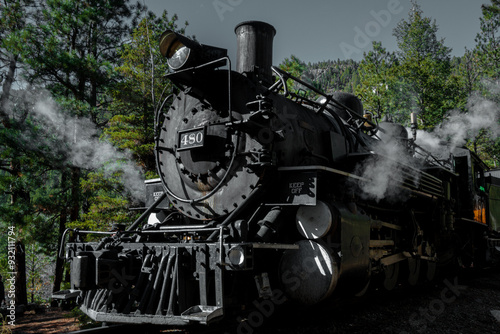 Vintage Steam Powered Locomotive