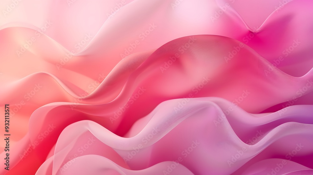 Obraz premium Abstract Soft Gradient Fabric in Pink and Purple Hues