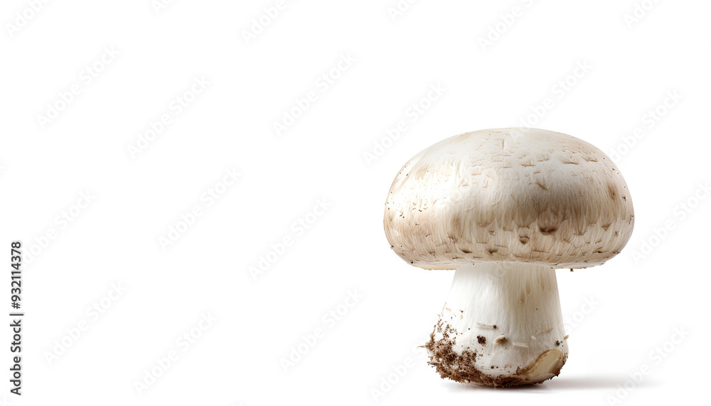 Mushroom champignon isolated on white background Mushroom champignon isolated on white background