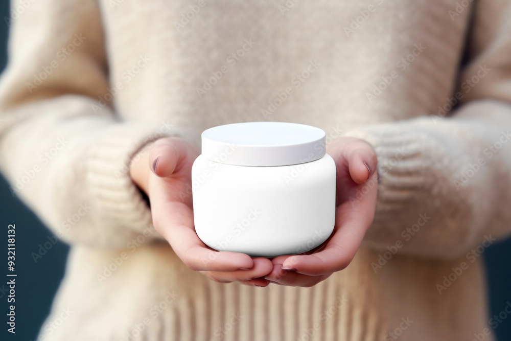 Cream jar png transparent mockup Cream jar png transparent mockup