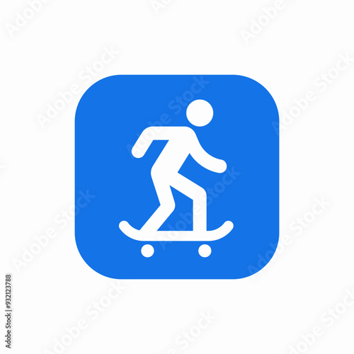 skateboard skateboarding sport icon sign