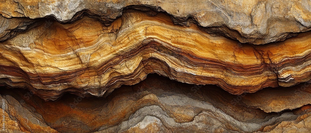 Detailed sedimentary layers background highlighting natural striations and textures in earthy shades with fine details for an immersive and stunning visual effect Detailed sedimentary layers background highlighting natural striations and textures in earthy shades with fine details for an immersive and stunning visual effect
