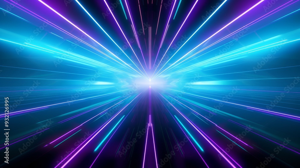 Abstract Neon Light Lines Futuristic Background Abstract Neon Light Lines Futuristic Background