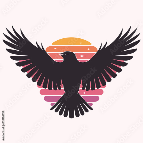 bird silhouette vactor design .