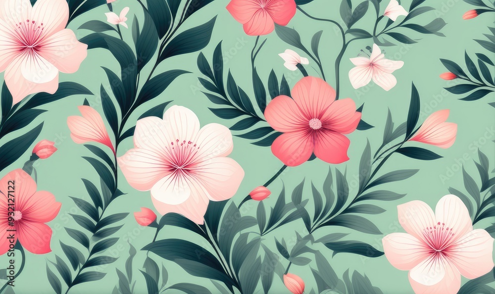 Beautiful pattern wallpaper with soft color Beautiful pattern wallpaper with soft color