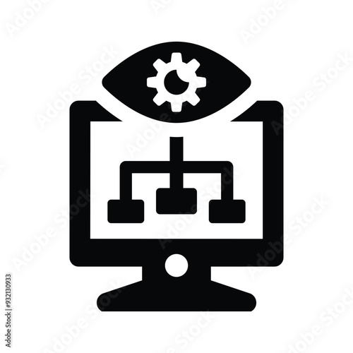 Computer vision icon