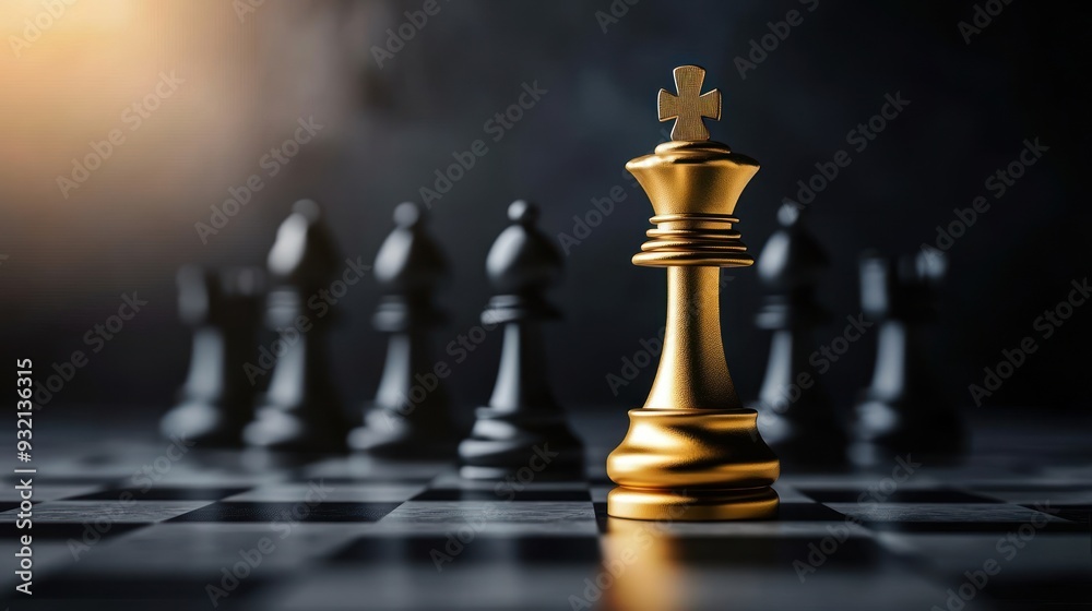King chess pieces stand on falling chess concepts of competition challenge of leader business team or teamwork volunteer or wining and leadership strategic plan and risk management or team player King chess pieces stand on falling chess concepts of competition challenge of leader business team or teamwork volunteer or wining and leadership strategic plan and risk management or team player