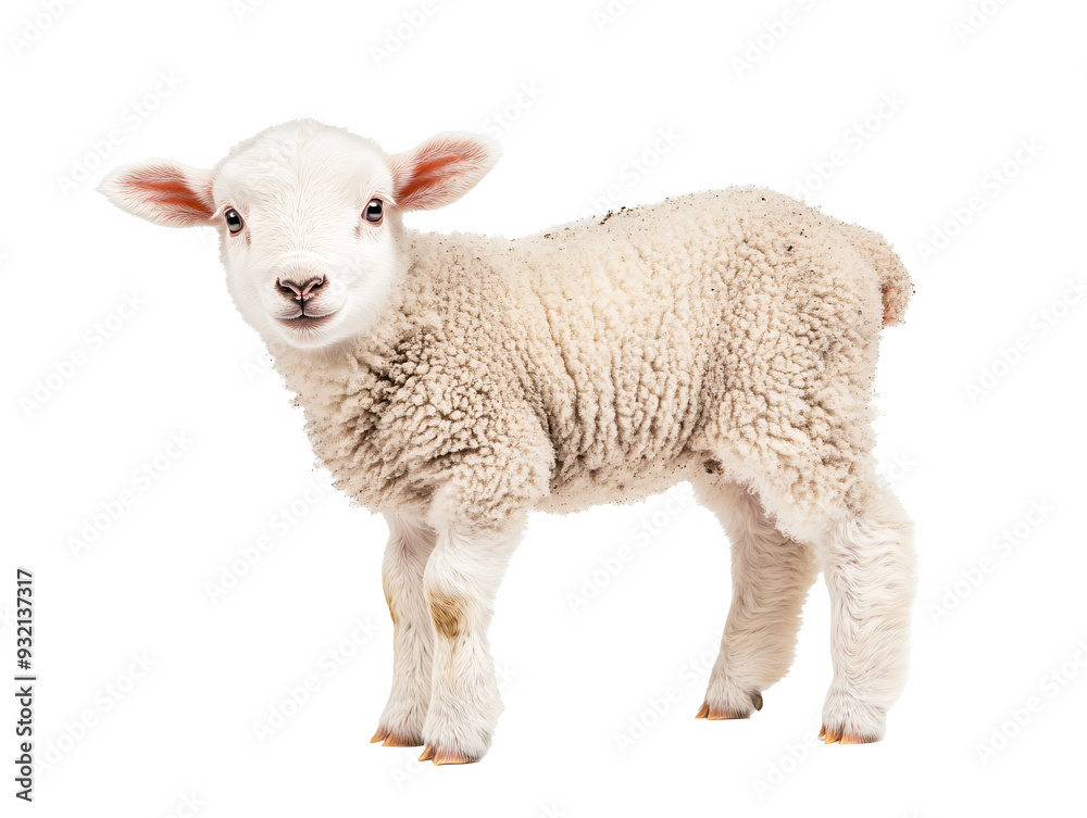 a close up of a lamb a close up of a lamb