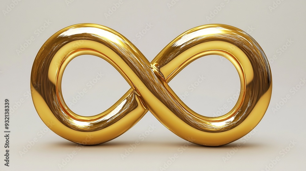 Golden Infinity Symbol Golden Infinity Symbol