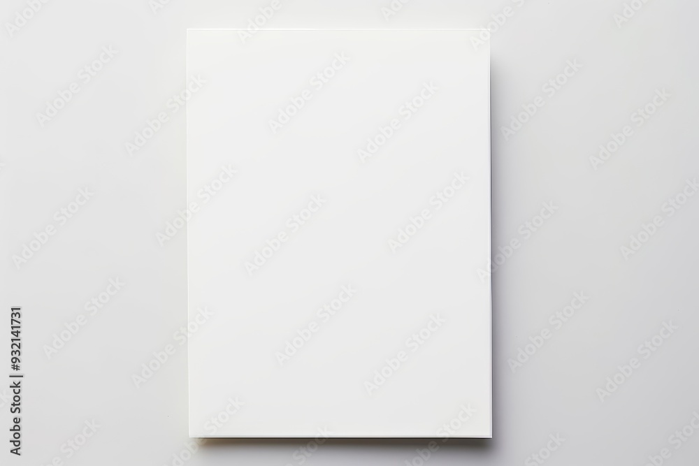 Blank White Paper Mockup for Design Presentation Blank White Paper Mockup for Design Presentation
