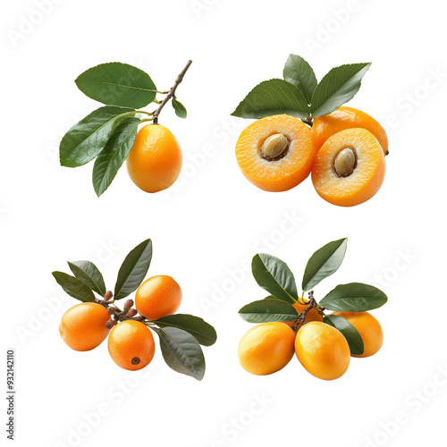 set of tangerines
