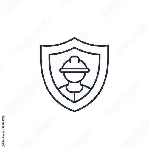 Worker's Compensation icon vector illustration. Worker's Compensation symbol isolated on white background