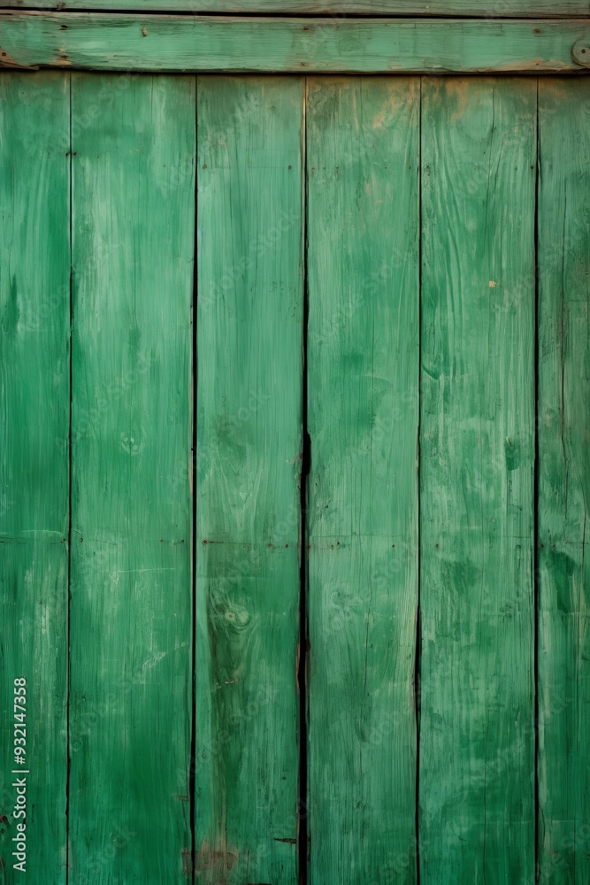 Green Wooden Plank Wall Texture Background Green Wooden Plank Wall Texture Background