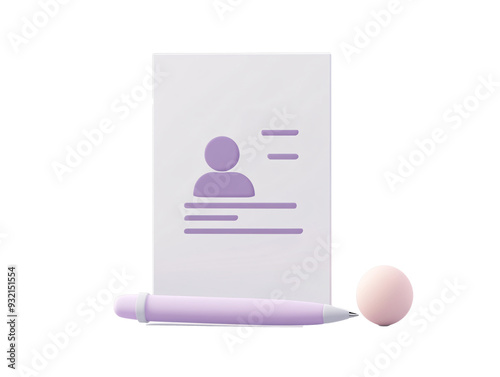 a pen and a piece of paper