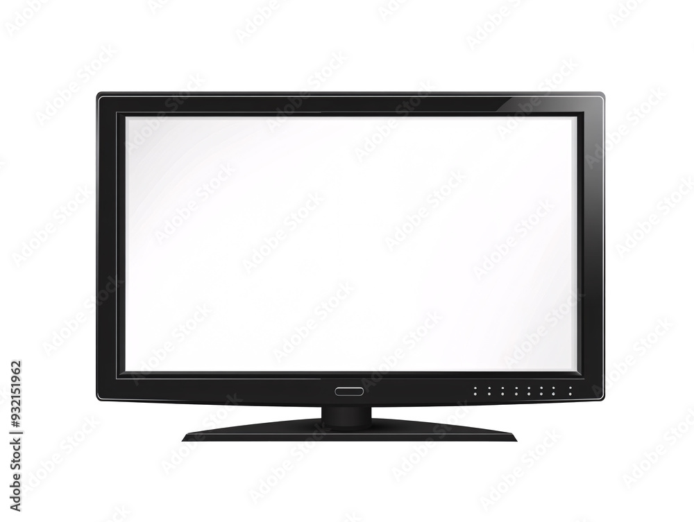 a black monitor with a white screen a black monitor with a white screen