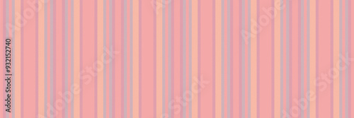 Drapery stripe seamless texture, minimal vector pattern lines. 1970s fabric vertical textile background in red and light colors.