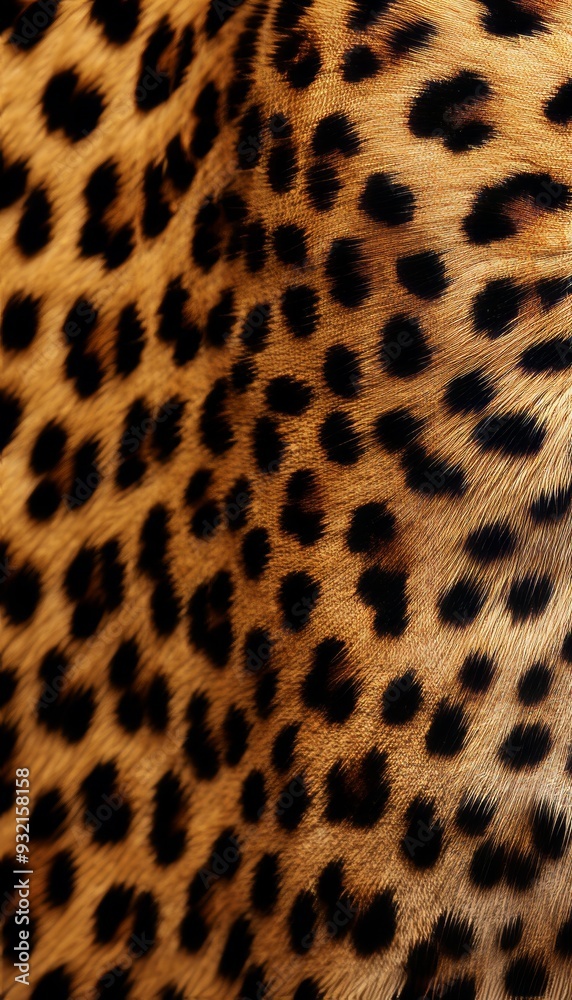 Leopard Fur Texture: Close Up of Wild Cat Spots Leopard Fur Texture: Close Up of Wild Cat Spots