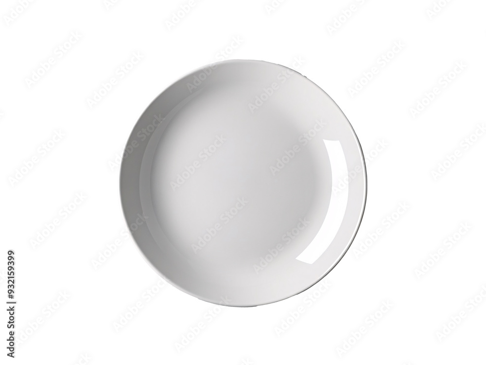 a white plate on a white surface a white plate on a white surface