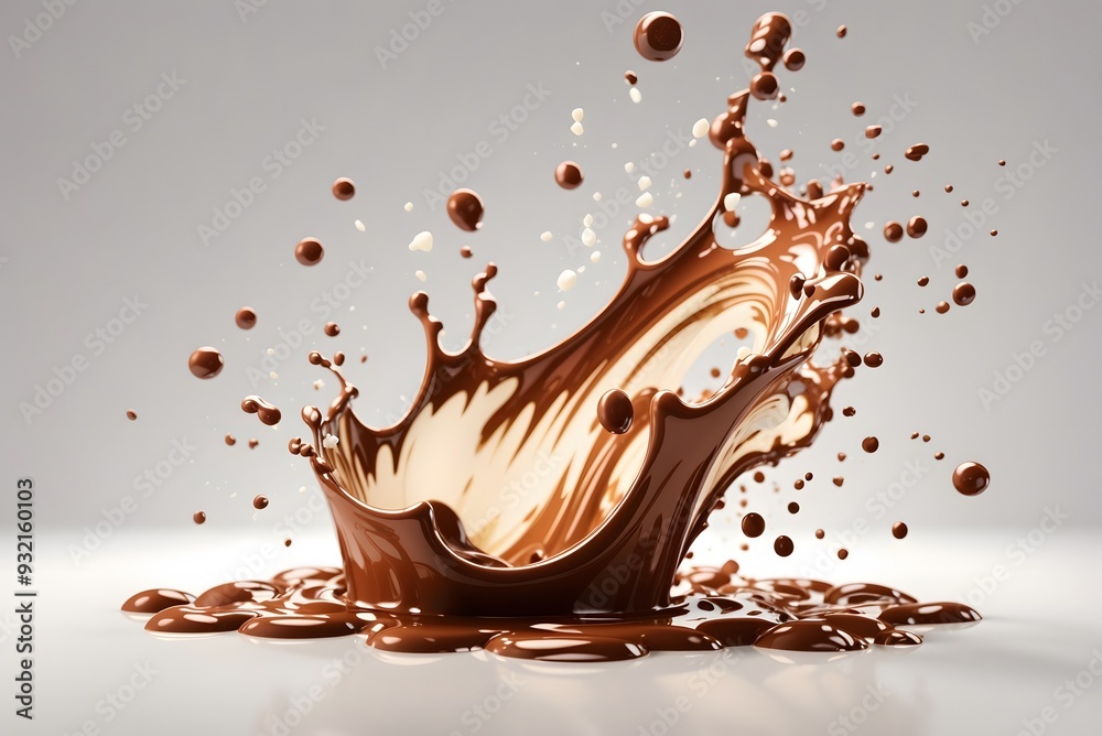 Realistic Chocolate Milk Wave Splash
Realistic Chocolate Milk Wave Splash