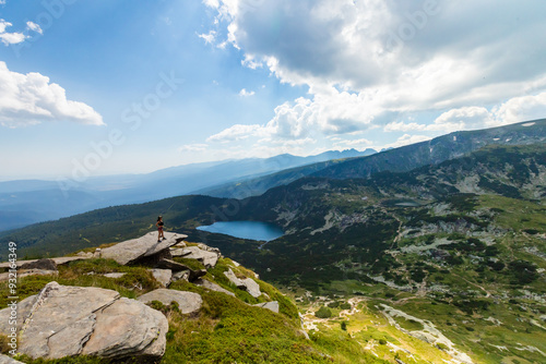 Hiking trails around Seven Rila Lakes, Bulgaria photo