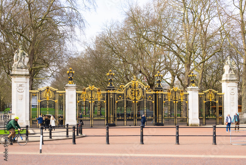 The Canada Gate, part of the Queen Victoria Memorial and an entrance to Green Park, London, England, United Kingdom photo