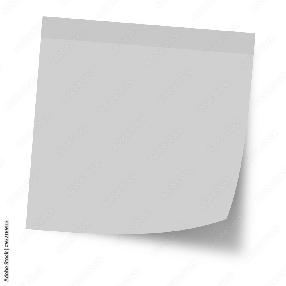 Gray blank sticky post note grey paper with shadow isolated from white background high resolution png Gray blank sticky post note grey paper with shadow isolated from white background high resolution png