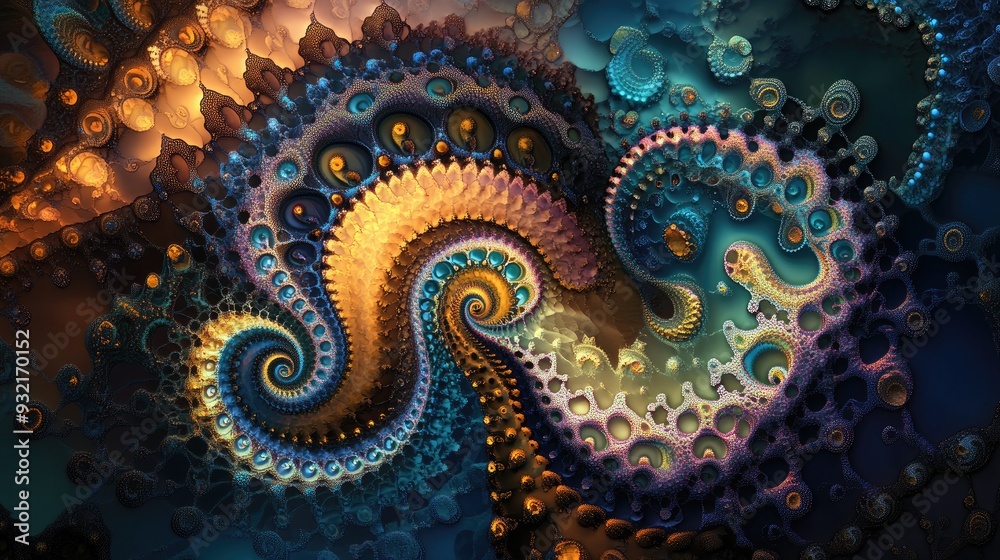 Abstract fractal design showcasing infinitely complex self similar patterns at various scales Ideal for mobile phone wallpaper with striking 3D rendered visuals Abstract fractal design showcasing infinitely complex self similar patterns at various scales Ideal for mobile phone wallpaper with striking 3D rendered visuals