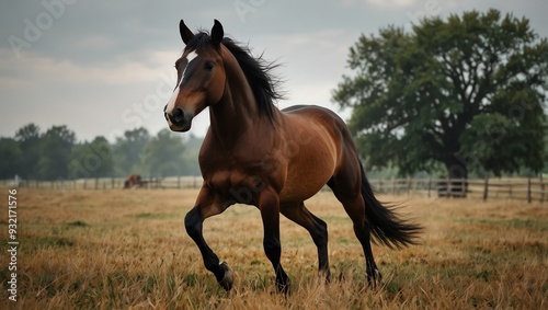 horse in the field