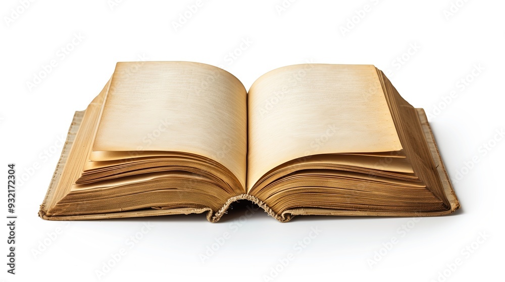 Hardcover book on a white background, isolated Hardcover book on a white background, isolated