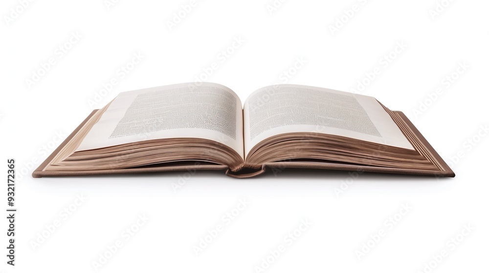 Hardcover book on a white background, isolated Hardcover book on a white background, isolated