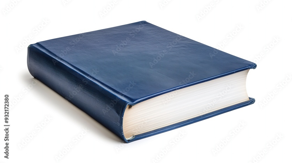 Hardcover book on a white background, isolated Hardcover book on a white background, isolated