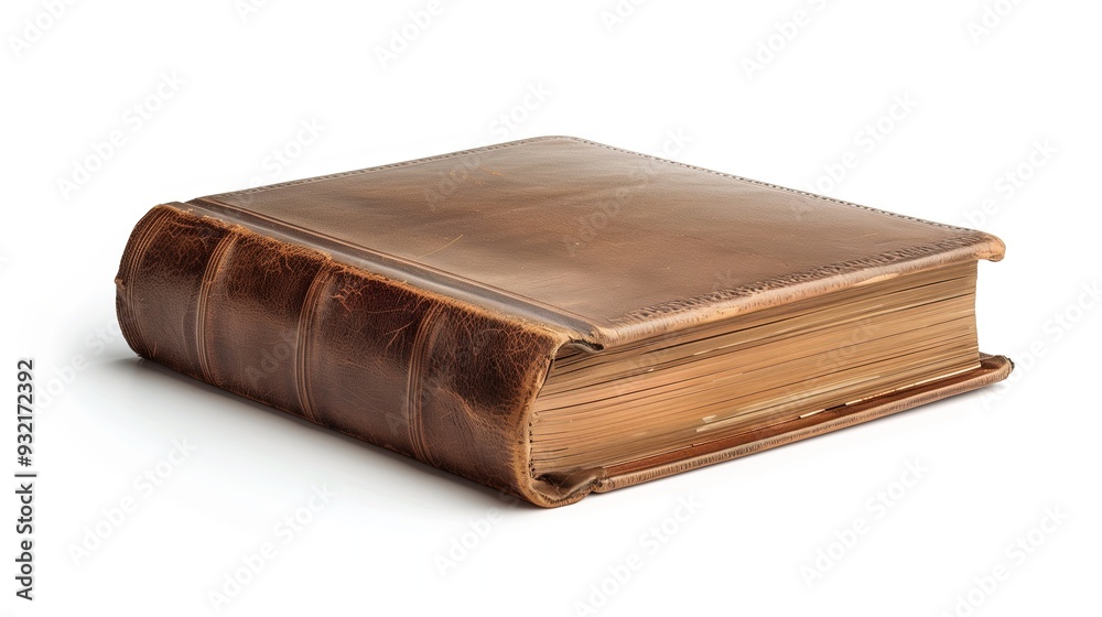Hardcover book on a white background, isolated Hardcover book on a white background, isolated