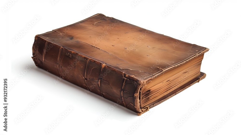 Hardcover book on a white background, isolated Hardcover book on a white background, isolated