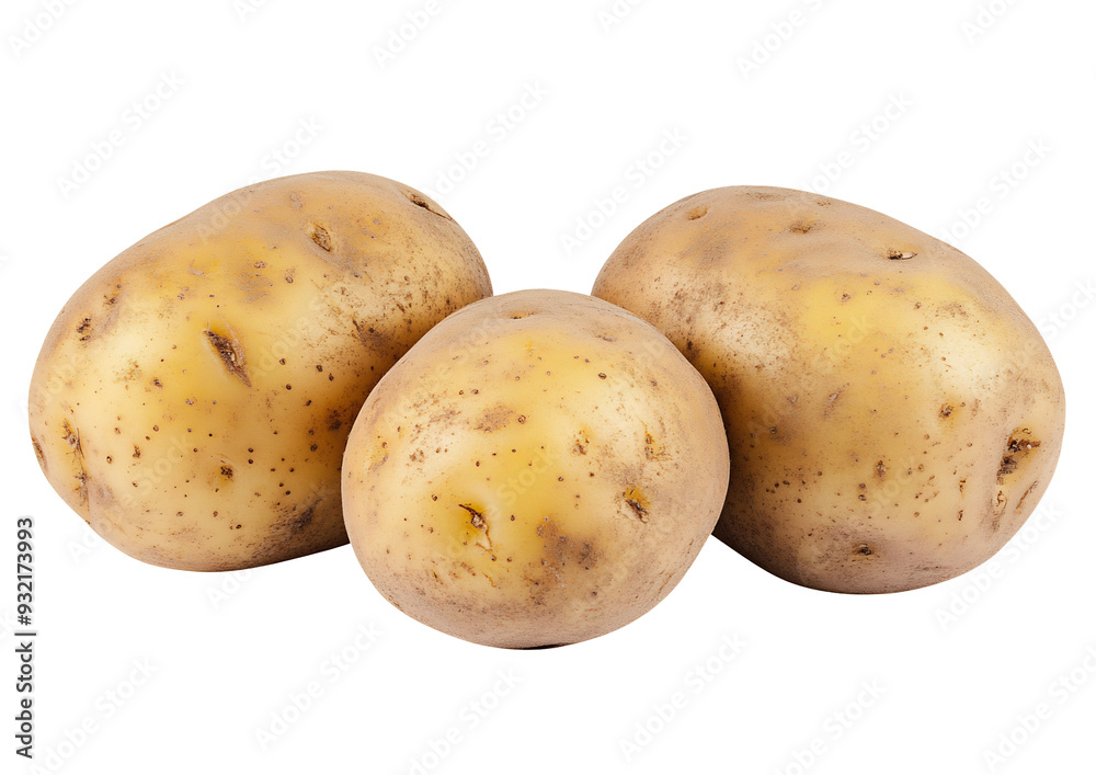 potatoes isolated on transparent background potatoes isolated on transparent background
