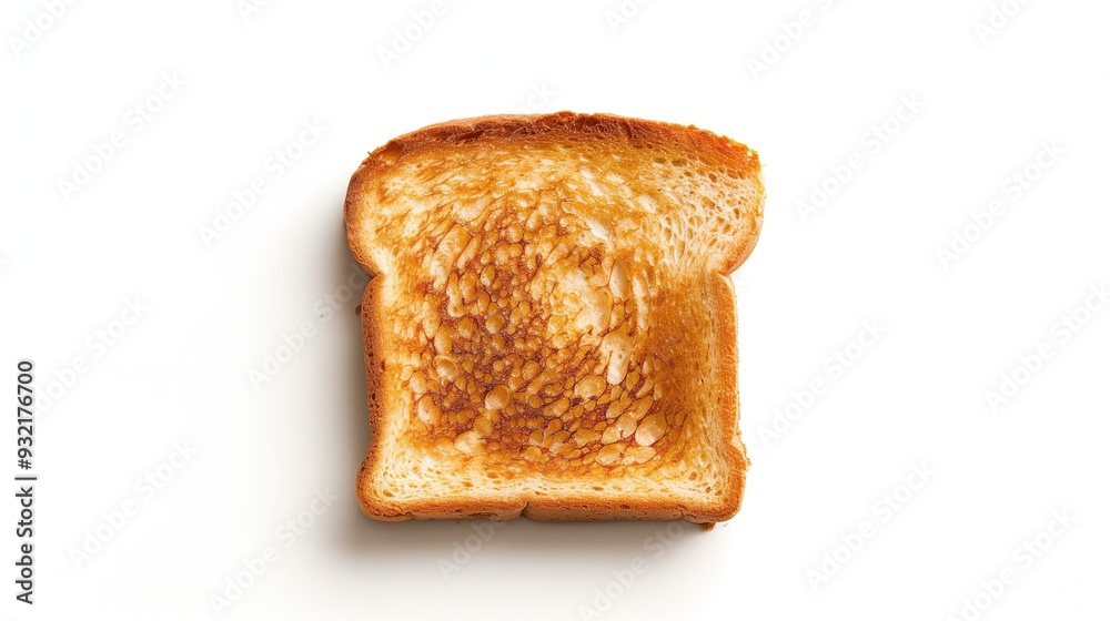 Appetizing rosy toast with crust on a white background, isolated Appetizing rosy toast with crust on a white background, isolated