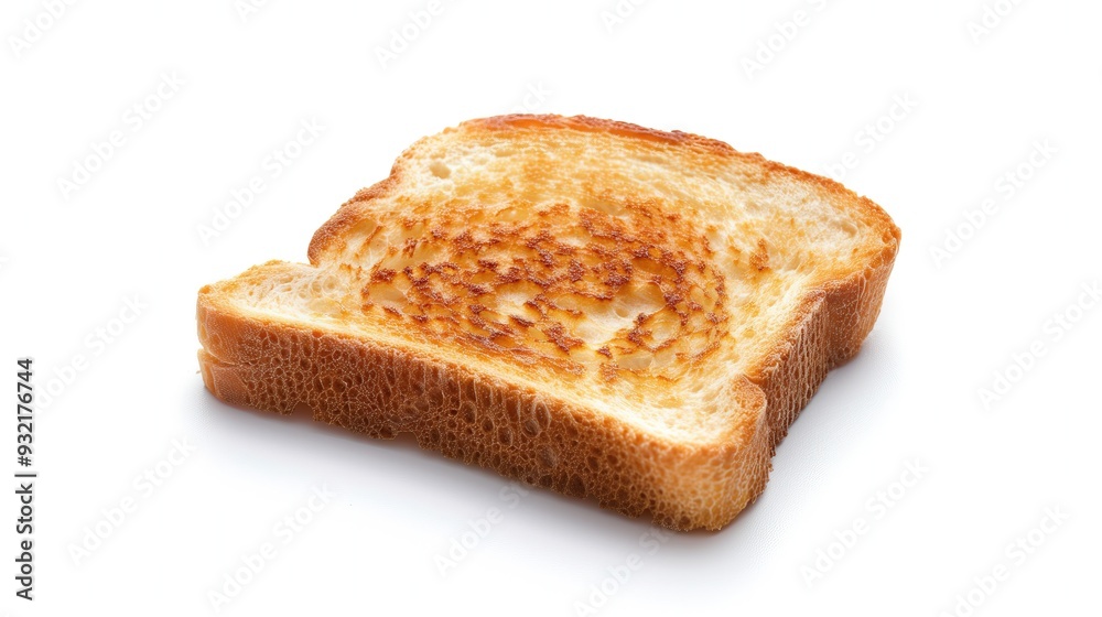 Appetizing rosy toast with crust on a white background, isolated Appetizing rosy toast with crust on a white background, isolated
