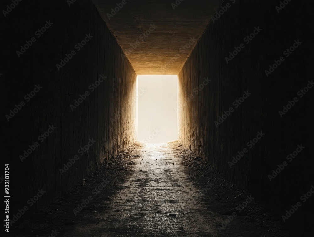 Obraz premium Emphasizing the balance of light and shadow to reveal opportunities for profitability and innovative strategies for the future.