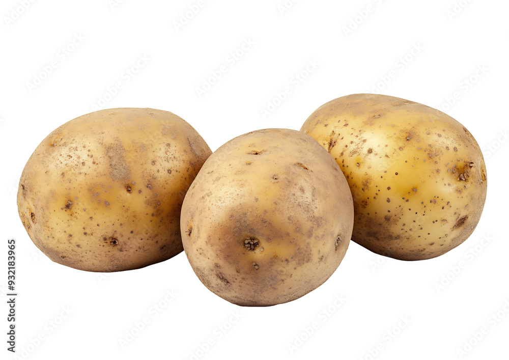 potatoes isolated on transparent background potatoes isolated on transparent background