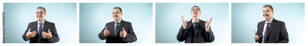 A self-confident man, politician or businessman A self-confident man, politician or businessman