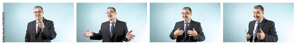 A self-confident man, politician or businessman A self-confident man, politician or businessman