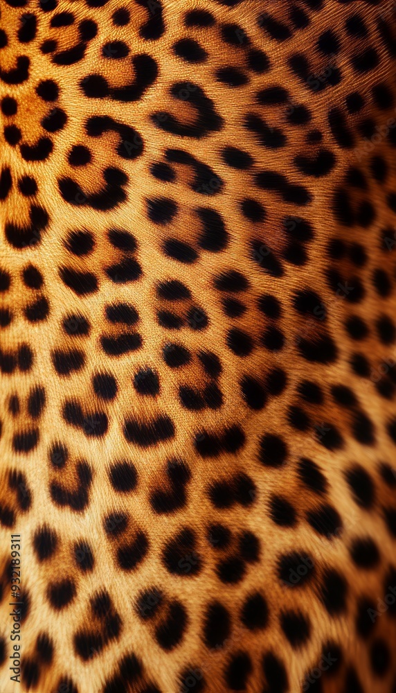 Leopard Fur Texture: Close-Up of Wildcat Spots Leopard Fur Texture: Close-Up of Wildcat Spots