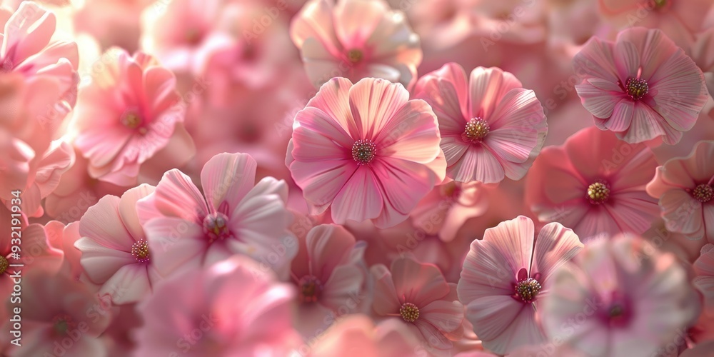 A bouquet of pink and white flowers, their vibrant petals softly blending with the light pink background, creating a beautiful, romantic pattern. A bouquet of pink and white flowers, their vibrant petals softly blending with the light pink background, creating a beautiful, romantic pattern.