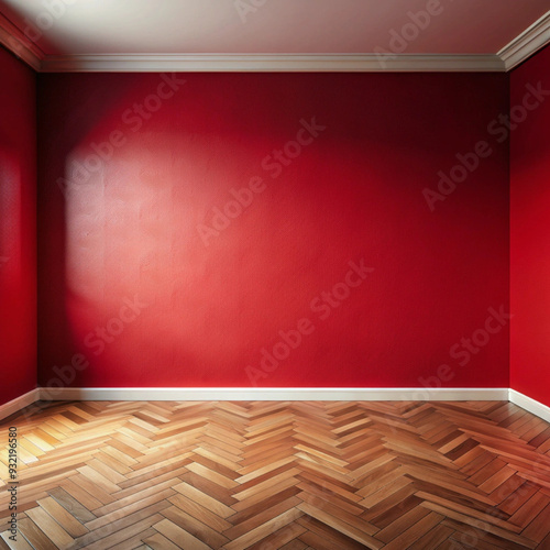 empty room with a wooden wall